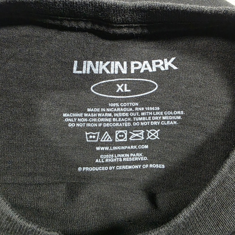Linkin Park - From Zero 2025 Worlld Tour Tee - Men's/unisex Size XL - Picture 5 of 5